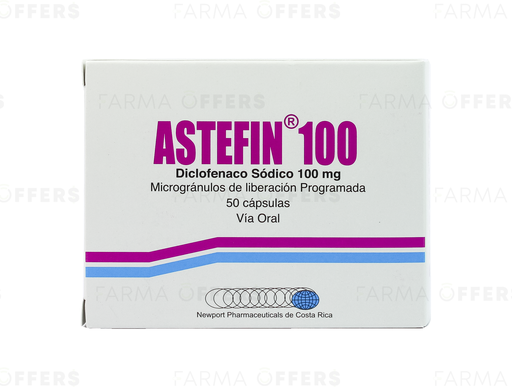 ASTEFIN NEW TABL RETARD 100MG, 1 de 50