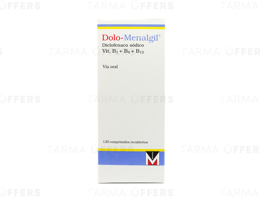 DOLO-MENALGIL TABL RECUBIE, 1 de 120