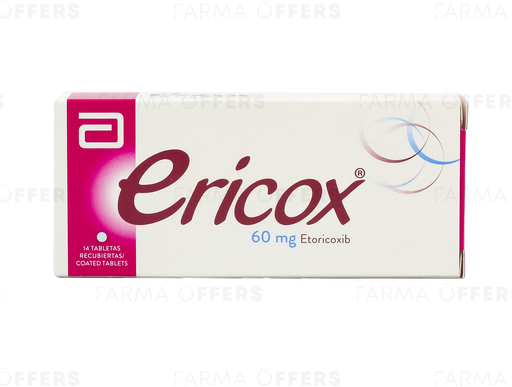 ERICOX TABL RECUBIE 60mg, 1 de 14