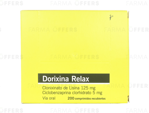 DORIXINA RELAX TABL RECUBIE, 1 de 200