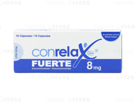 CONRELAX TABL FORTE 8.00MG, 1 de 10