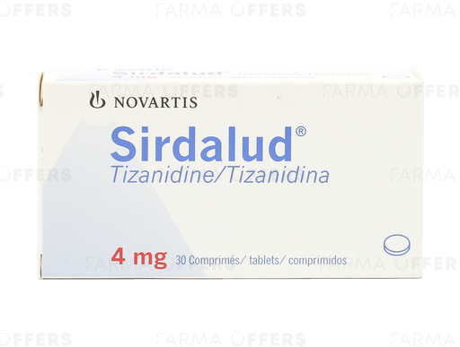 SIRDALUD TABL 4.00MG, 1 de 30