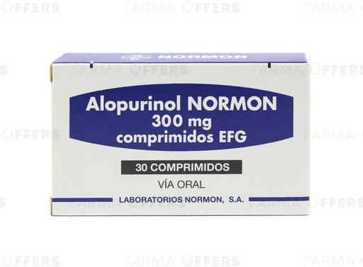 ALOPURINOL-NRM EFG TABL 300MG, 1 de 30