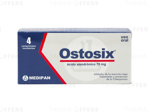 OSTOSIX TABL RECUBIE 70mg, 1 de 4