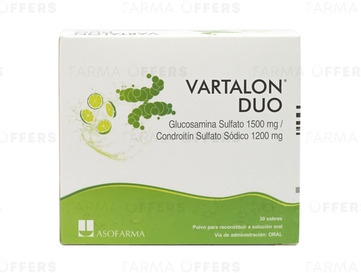 VARTALON DUO POLVO SOBRES 1.50G/1.2, 1 de 30 