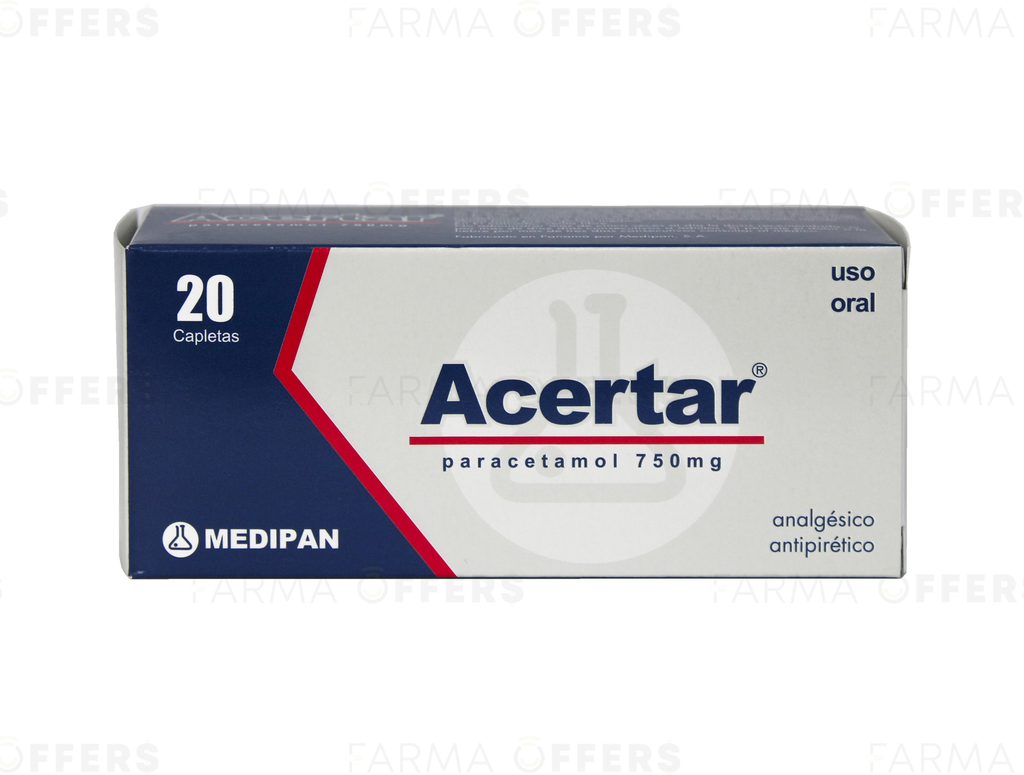 ACERTAR CAPLETS RAN 750MG, 1 de 20 | Farmaoffers