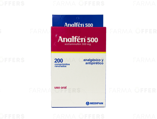 ANALFEN TABL 500MG, 1 de 200