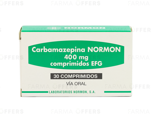 CARBAMAZEP-NRM EFG TABL 400MG, 1 de 30