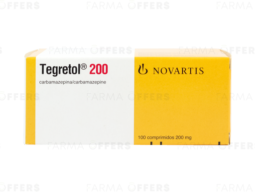 TEGRETOL TABL 200MG, 1 de 100
