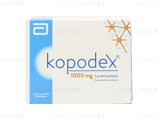 KOPODEX TABL RECUBIE 1000MG, 1 de 30
