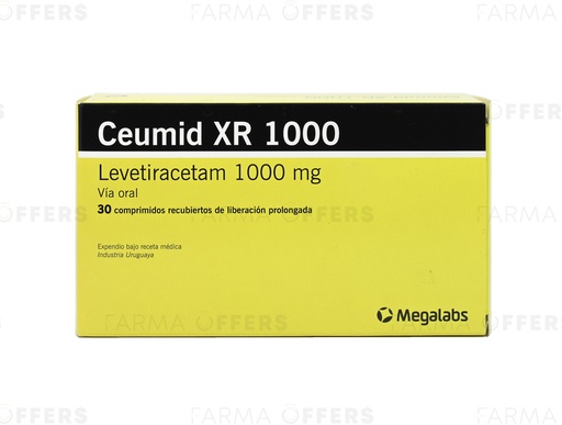 CEUMID XR TABL L.P. 1000MG, 1 de 30