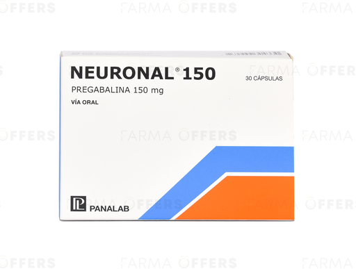NEURONAL CAPS 150MG, 1 de 30