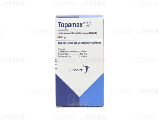 TOPAMAX TABL 100MG, 1 de 20