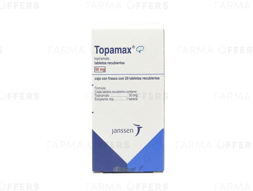 TOPAMAX TABL 50mg, 1 de 20