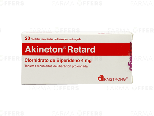 AKINETON RETARD GRAG. 4.00MG, 1 de 20