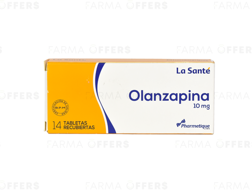 OLANZAPINA LST TABL RECUBIE 10mg, 1 de 14
