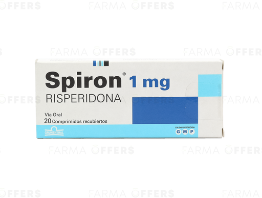SPIRON TABL RECUBIE 1.00MG, 1 de 20
