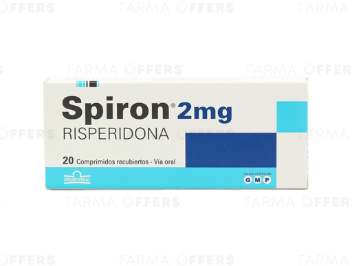 SPIRON TABL RECUBIE 2.00MG, 1 de 20