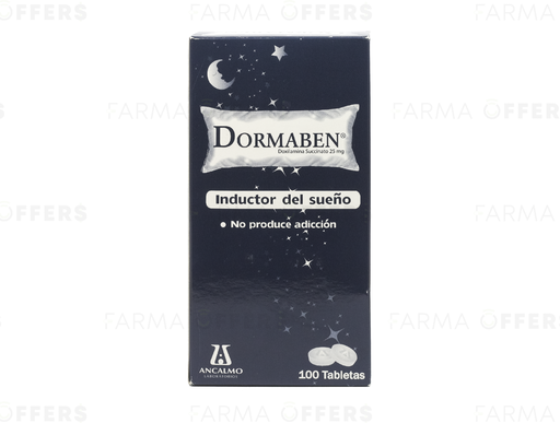 DORMABEN TABL 25mg, 1 de 100