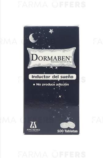 DORMABEN TABL 25mg, 1 de 30