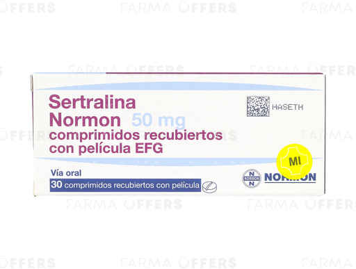 SERTRALINA-NRM EFG 50 MG 1 DE 30