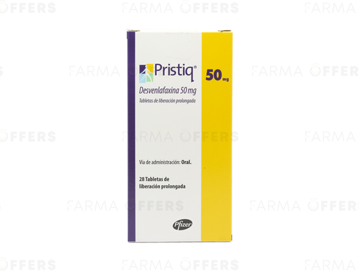 PRISTIQ TABL L.P. 50mg, 1 de 28