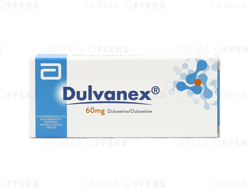 DULVANEX TAB.REC ENTE 60mg, 1 de 30