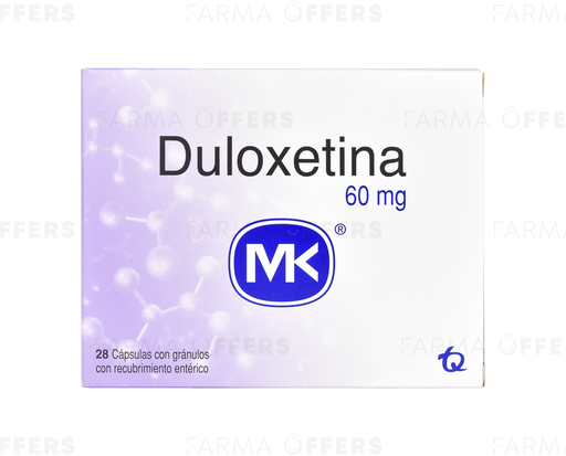 DULOXETINA MK CAPS 60mg, 1 de 30