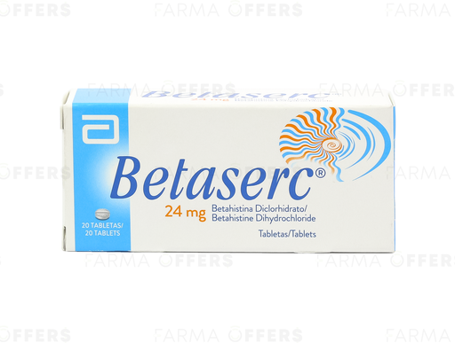BETASERC CAPS 24mg, 1 de 20