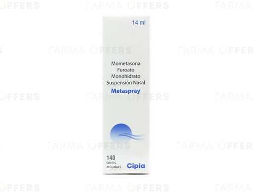 METASPRAY SPRAY NASAL 50.0Y 10ML x 100 /DOS