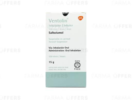 VENTOLIN AERO DOSIS 100Y x 200 /DOS