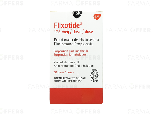 FLIXOTIDE AER.INH.DOSE 125Y x 60 /DOS