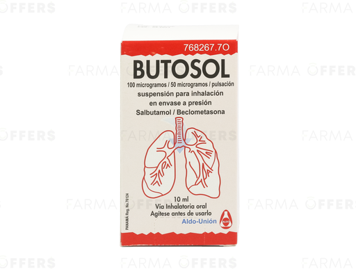 BUTOSOL AER.INH.DOSE 100Y 10ML x 200 /50