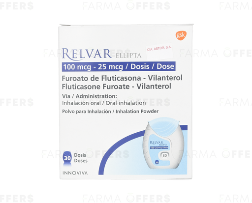 RELVAR ELLIPTA PO 100Y 25Y x 30