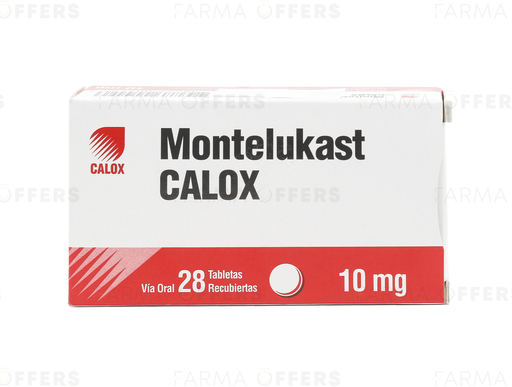 MONTELUKAST TABL RECUBIE 10mg, 1 de 28