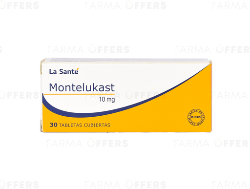 MONTELUKAST-LST TABL MAST 10mg, 1 de 30