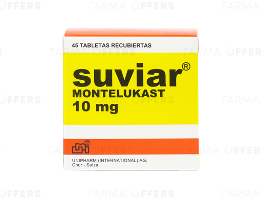 SUVIAR TABL MAST 10mg, 1 de 45