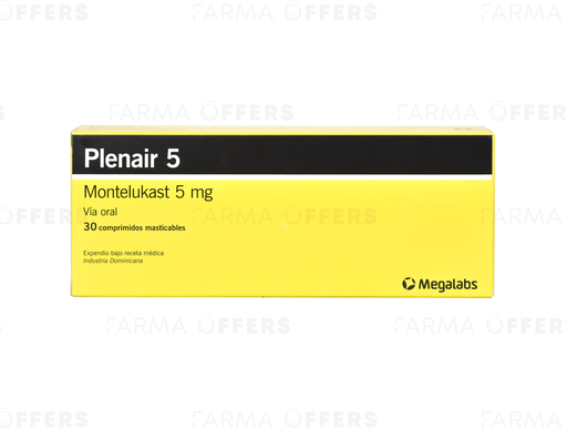 PLENAIR TABL MAST 5.00MG, 1 de 30