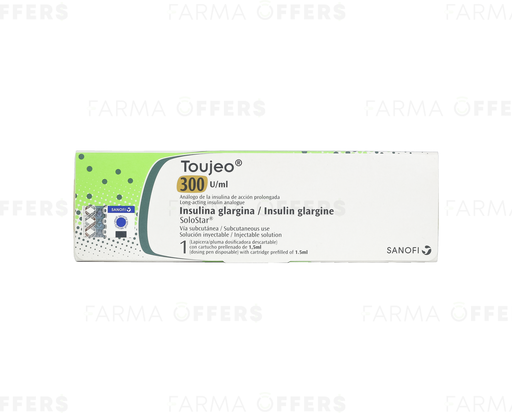 TOUJEO PLU P/CA SOL 300IU 1.5ML x 1 /ML