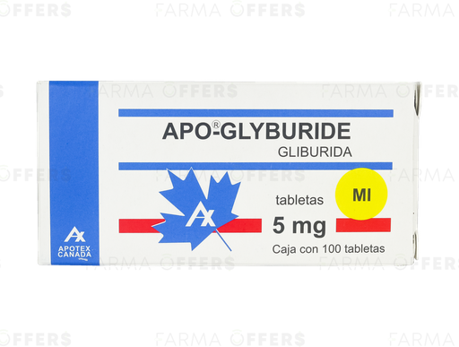 APO-GLYBURIDE TABL 5 mg 1 de 100