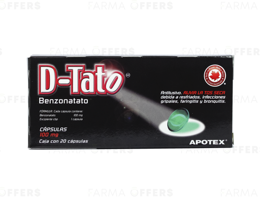 APO-D-TATO PERLAS 100MG, 1 de 20