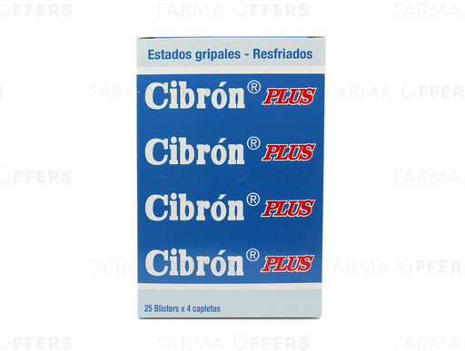 CIBRON F CAPLETS 500MG, 1 de 100