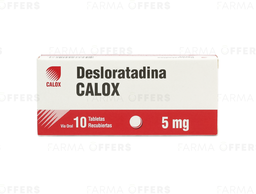 DESLORATADINA CAL TABL 5.00MG, 1 de 10