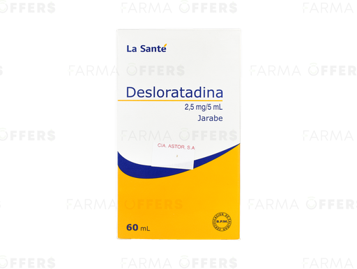 DESLORATADINA JBE LST 0.50MG 60ML x 1 /5ML