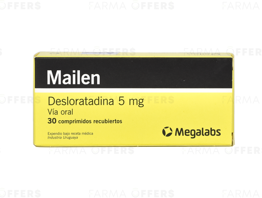 MAILEN TABL RECUBIE 5.00MG, 1 de 30