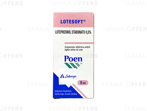 LOTESOFT SUSP OFTAL 0.50% 5ML x 1