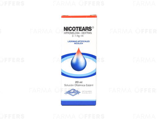 NICOTEARS LAGRI.ARTIFI 20ML x 1