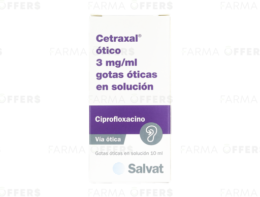 CETRAXAL GOTAS OTO. 0.30% 10ML x 1