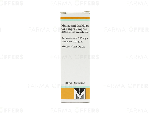 MENADERM OTOLOGICO GOTAS 10ML x 1