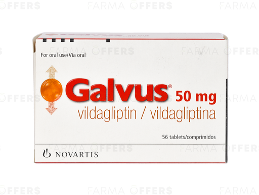 GALVUS TABL 50mg, 1 de 56